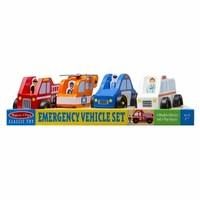 melissa ampamp doug wooden emergency vehicle set