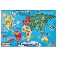 melissa ampamp doug world map floor puzzle 33 pieces