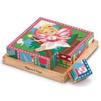 melissa ampamp doug princesses ampamp fairies wooden cube puzzle