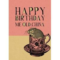 Me Old China |Birthday Cards | Scribbler Cards