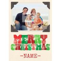 Merry Christmas | Photo Upload Card