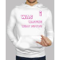 Men, hoodie, white