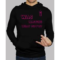 Men, hoodie, black