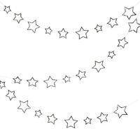 Meri Meri Gold Glitter Stars Garland