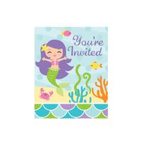 Mermaid Friends Party Invitations