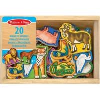 melissa doug wooden animal magnets