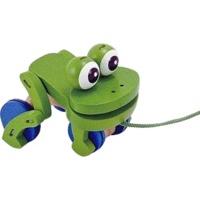 melissa doug frolicking frog pull toy