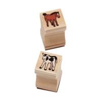 Melissa & Doug Wooden Stamp Set: Baby Farm Animals