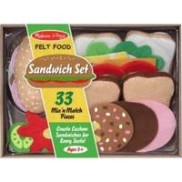 Melissa & Doug Felt Play Food - Sandwich Set