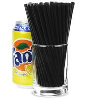 Memphis Straws 5.5inch Black (Pack of 1000)