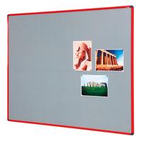 metroplan shield deluxe noticeboards 900x1200mm coloured frame