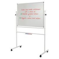 metroplan write on revolving whiteboards magnetic 900x1200mm la