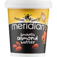 meridian smooth almond butter 454g tub energy recovery food