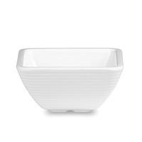 Melamine Square Ribbed Ramekin White 2oz (Pack of 12)