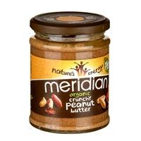 Meridian Organic Crunchy Peanut Butter 280g - 280 g