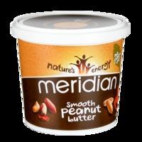 meridian natural smooth peanut butter 1kg 1000g