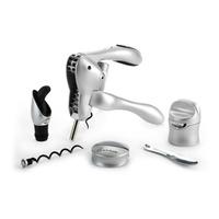 Metrokane Silver Rabbit Corkscrew Wine Tool Gift Set