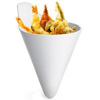 Melamine Vertigo Appetizer Cone French Fry Holder 9inch (Single)