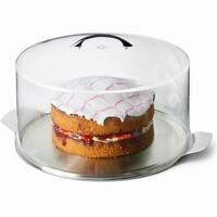 Metal Handle Cake Dome 30cm (Cake Dome & Metal Plate - Set of 6)