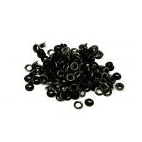 Metal Eyelets & Washers 5mm Black