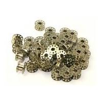metal bobbins for sewing machines silver
