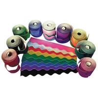 metallic bordette assorted 6 rolls