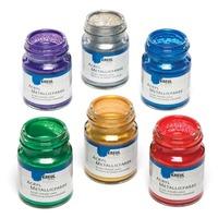 Metallic Acrylic Paints (Set of 6)