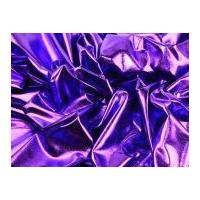 metallic lycra stretch dress fabric purple