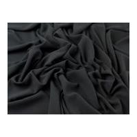 Medium Double Crepe Dress Fabric Black