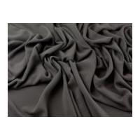 Medium Double Crepe Dress Fabric Brown