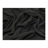 Medium Double Crepe Dress Fabric Black