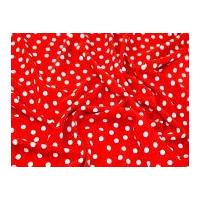 Medium Spot Print Soft Dress Fabric