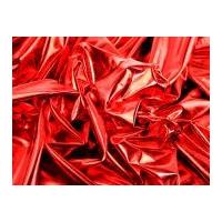 metallic lycra stretch dress fabric red