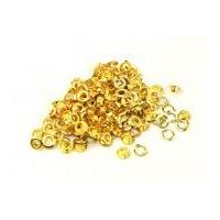 Metal Eyelets & Washers 5mm Gold