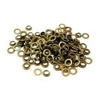 Metal Eyelets & Washers 14mm Antique