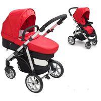 Mee-Go Pramette 2in1 Pushchair-Red