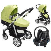 mee go pramette maxi cosi 2in1 travel system green new