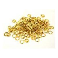 Metal Eyelets & Washers 11mm Gold