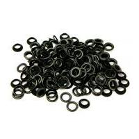 Metal Eyelets & Washers 11mm Black