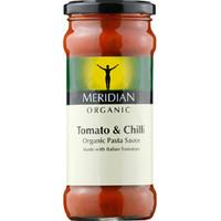 meridian organic tomato chilli pasta sauce 350g