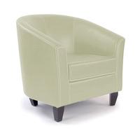 Metro Faux Leather Reception Armchair