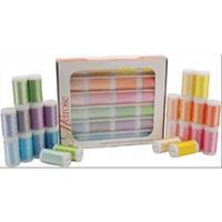 Melrose Trilobal Polyester Thread Assortment 24 colours-Pastels 260413