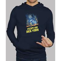 Men, hoodie, navy