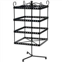 metal jewelry display shelf 6x6x13 black 344716