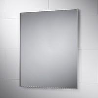 Metz Wall Mounted 60cm Square Stainless Framed Bathroom MIrror