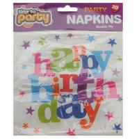 Mega Value Birthday Napkins