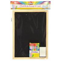 Mega Value Chalk Board With Chalk and Eraser
