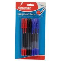 mega value signature ballpoint pens