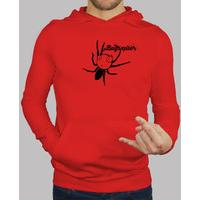 Men, hoodie, red