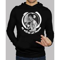Men, hoodie, black